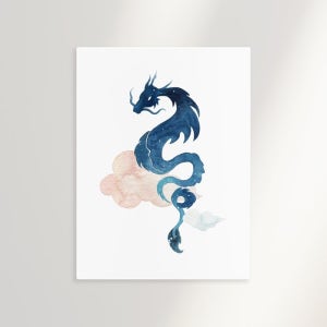 청룡 캔버스 액자