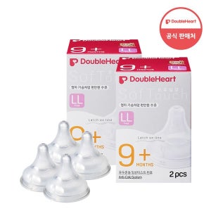 [더블하트] 더블하트 모유실감 3세대 젖꼭지 LL사이즈 2개입 2개 (총 4개입)