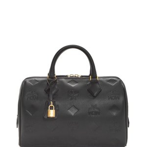 엠씨엠 맥시 미디움 볼링 가방 Ella Maxi Visetos Medium Bowling Bag 4903280