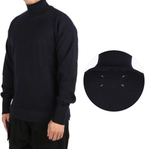 메종마르지엘라 S50HA1029 S17835 511 터틀넥 스티치 엘보우 패치 니트 S50HA1029 S17835 511
