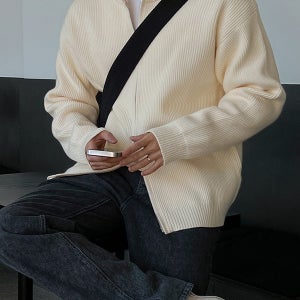 헤라 모달 풀집업 카라 집업 가디건