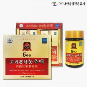 대한홍삼진흥공사 6년근 고려홍삼농축액100 240g X 2병