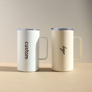 레터링 커스텀 핸들 스텐텀블러 591ml, 제이원