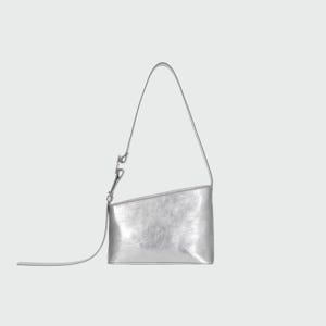 잉크 Halos Small Trapezoid Shoulder Bag - Silver