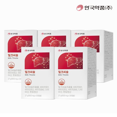 <b>안국약품</b> 밀크씨슬 30정X5박스(5개월분)