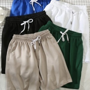 4부 반바지 3color 남자 남성 여름 허리 밴딩 5부 3부 츄리닝 스포츠 트레이닝 워터 비치 숏 팬츠