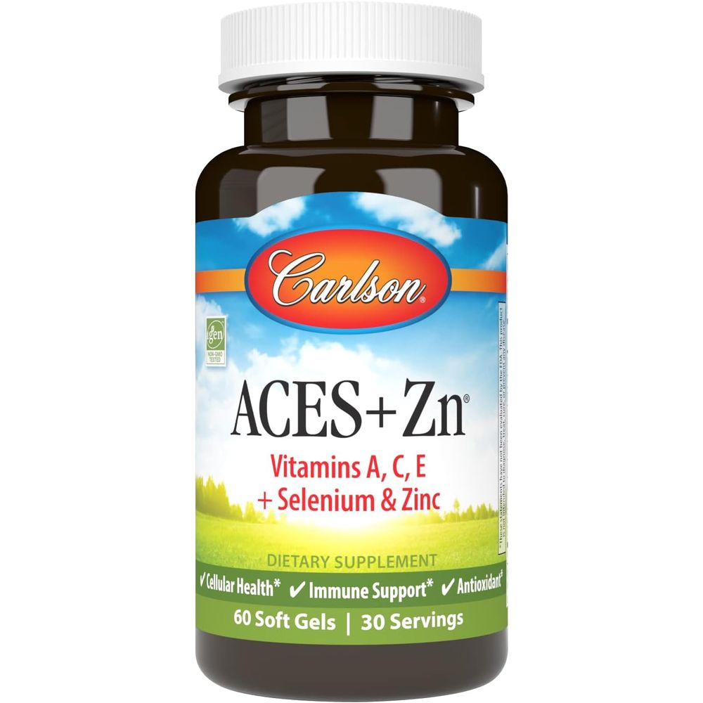 칼슨 ACES Zn 소프트젤 60개 비타민A <b>셀레늄</b> 징크