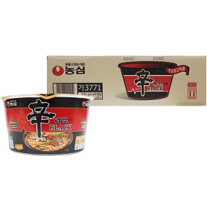 신라면 블랙 사발 101g  16개