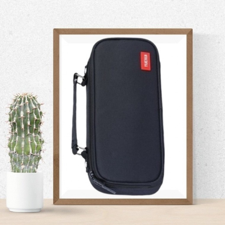 대용량 캔버스 손잡이필통 고급파우치 신학기