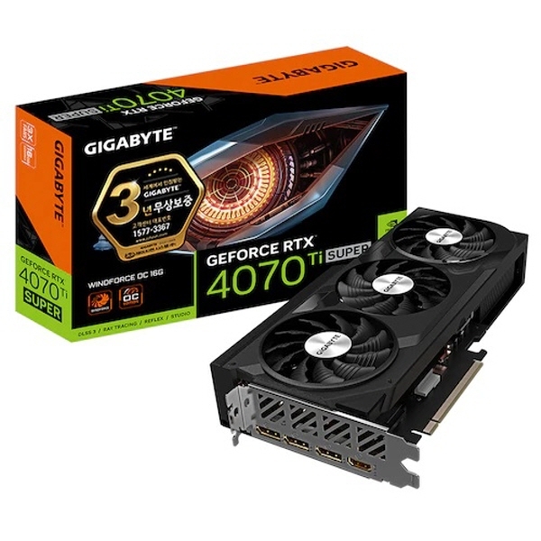 기가바이트 지포스 RTX 4070 Ti SUPER EAGLE OC ICE D6X 16GB 제이씨현