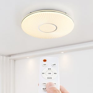 LED 로슬리 리모컨 방등 75W / 삼성칩 밝기조절 디밍 색변환 큰방 안방 학생방 공부방