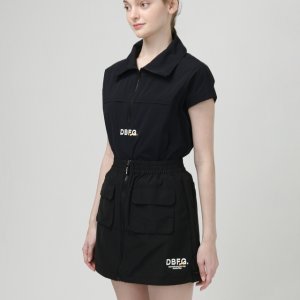 더블플래그 여성 SUPER COOL 여성 풀집업 포켓 스커트 DWSK4B931BK