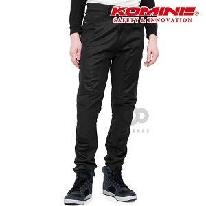 코미네바지PK-7103STRETCHABLE TEXTILE MESH JEANS- black -