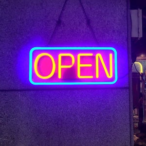 LED 네온사인 OPEN 간판조명 / 오픈조명 네온간판 open사인조명 LED일자등 LED십자등