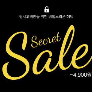 ★1인1구매한정★시크릿세일 4900원