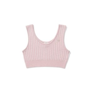 우먼 뷔스티에 니트 베스트 Light Pink