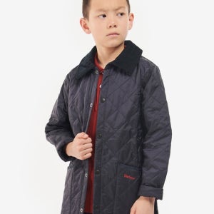 [바버] [Barbour Kids] 키즈 네이비 Liddesdale 퀼팅 자켓 URJU4E501N2
