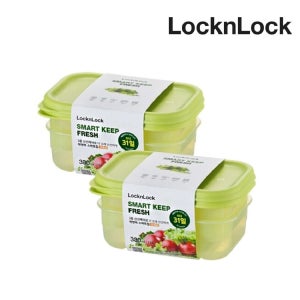 락앤락 스마트킵 프레쉬 330ml 2P+2P 밀폐용기 반찬통 보관 정리 소분용기 TOP_HLE5100NS2s2