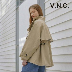 비지트인뉴욕 컬렉션 히든 집업 트렌치 재킷 VA2JKH1