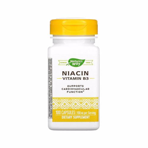 [iHerb 공식] <b>Nature’s Way</b>, 니아신, 100 mg, 100 캡슐