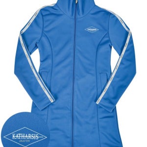 [카타르시스] 스포티 트랙 져지 원피스 블루 S M 328