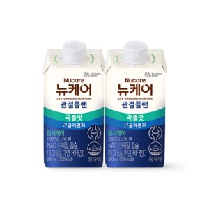 [본사공식몰] 뉴케어 관절플랜 곡물맛 200ml (48팩) 대상웰라이프 시니어 액상 관절 단백질 부모님 NAG  무릎 연골