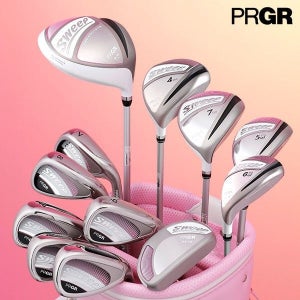 프로기아 PRGR NEW 스위프 핑크 12PC 여성 골프클럽 풀세트