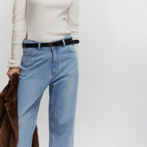 [르하스] TIMELESS LEATHER BELT_BLACK