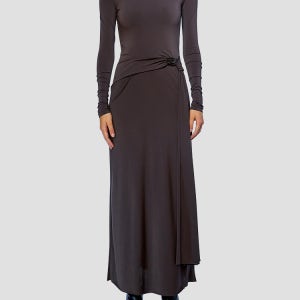 디젤 퍼플 롱 드레스 A120420ANAV928