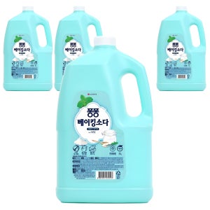 퐁퐁 베이킹소다 주방세제 민트향 3L, 4개