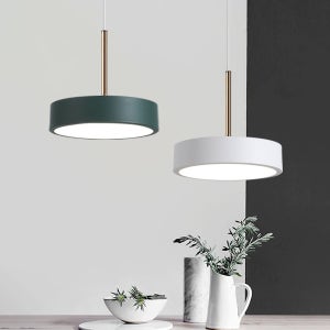 LED 미니 멘트 펜던트 15W 30W / 화이트 그린 오렌지 주백색 팬던트 식탁조명