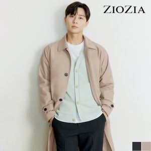 [지오지아] 히든버튼 발마칸 트렌치코트 (AEC1CG1103)