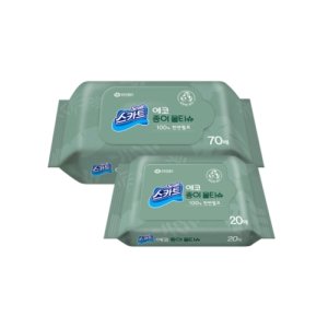 스카트 에코 종이물티슈(리필)