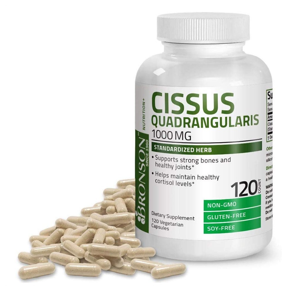 Bronson Cissus Quadrangularis 1000mg <b>브론슨</b> 시서스 추출분말캡슐 120정 2병  2개
