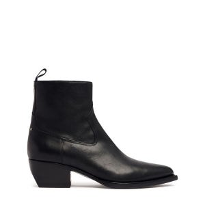 골든구스 데비 가죽 부츠 블랙 남성 79IZDE014