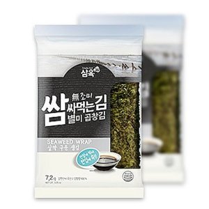 S아람 삼육김 쌈싸먹는 김 4절10매 10봉 재래김 곱창