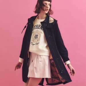 헤지스레이디스 헤지스 여성 BEST블랙 후드 롱 야상점퍼 690754 090 HSJU4BC21BK