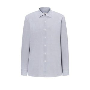 [닥스]  그레이 오리안 피그먼트 다잉 긴팔 캐주얼셔츠 DMSH2B071G2