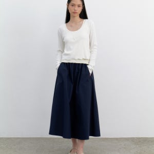 [유라고] Shirring flare band skirt U10321102