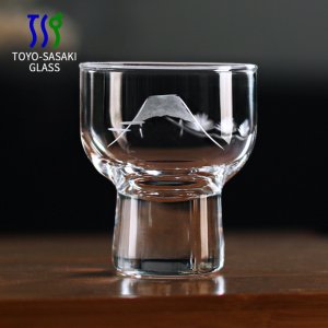 일본 후지산 사케잔 술잔 와인잔 동양풍 키리코 TOYO-SASAKI GLASS