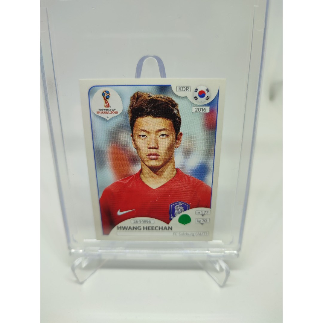 2018 Panini World Cup Sticker 황희찬 월드컵 스티커 축구 EPL카드