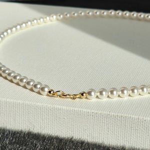 스와로브스키 진주목걸이 4mm 5mm 6mm 8mm, 다운타운 줄리엣