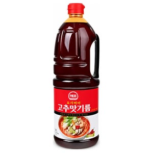 해표 고추맛 기름  1.8L  8개