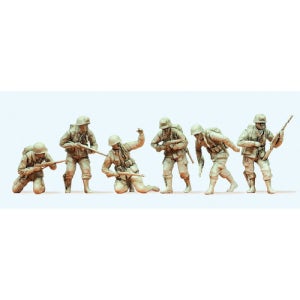 39000 프레이저 Preiser FSP64018 미군 공수부대 1:35 (미도색:6명) - 미니어처 인체모형