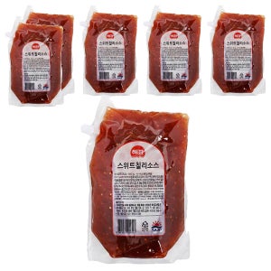 해표 스위트칠리소스 2kg 6개입 대용량 업소용  만능 소스 샤브샤브 월남쌈 튀김 동남아 요리용 찍어먹는 칠리