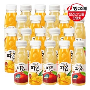 [빙그레]빙그레 따옴 주스 235ml 사과10병+망고10병 [갤러리아]