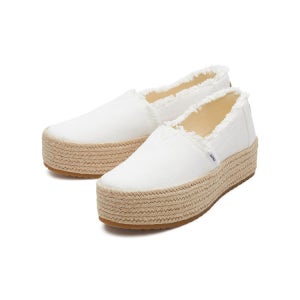 탐스 클리어런스 발렌시아 흰색 여성 에스파드류 245 TOSO4E030WT