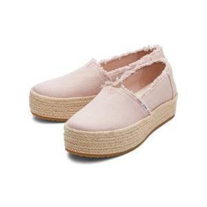 [탐스] [클리어런스][발렌시아] 밝은 핑크 여성 에스파드류 TOSO4E030P1