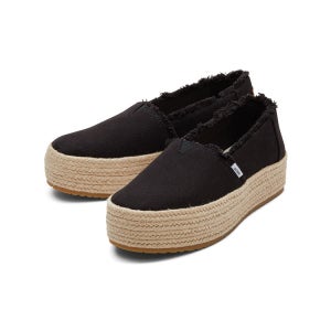 [탐스] [클리어런스][발렌시아] 블랙 여성 에스파드류 TOSO4E030BK