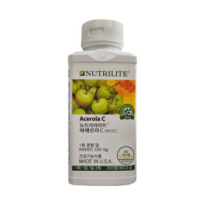 뉴트리라이트 암웨이 아세로라C 비타민 611mg 300정(183.3g) 1개_MZ